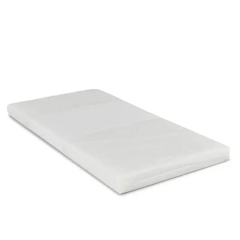 Ickle Bubba Snowdon Mini Cot Bed White - Fibre Mattress 2