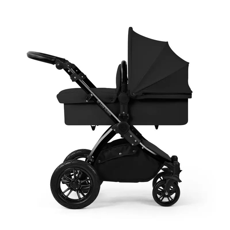 Ickle Bubba Stomp Luxe 12 Piece Travel System With I-Size Nimbus Car Seat & Spin Isofix Base In Midnight 3