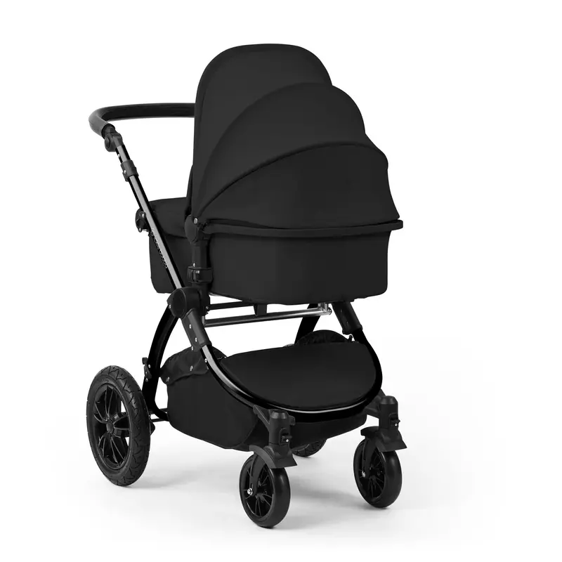 Ickle Bubba Stomp Luxe 12 Piece Travel System With I-Size Nimbus Car Seat & Spin Isofix Base In Midnight 4
