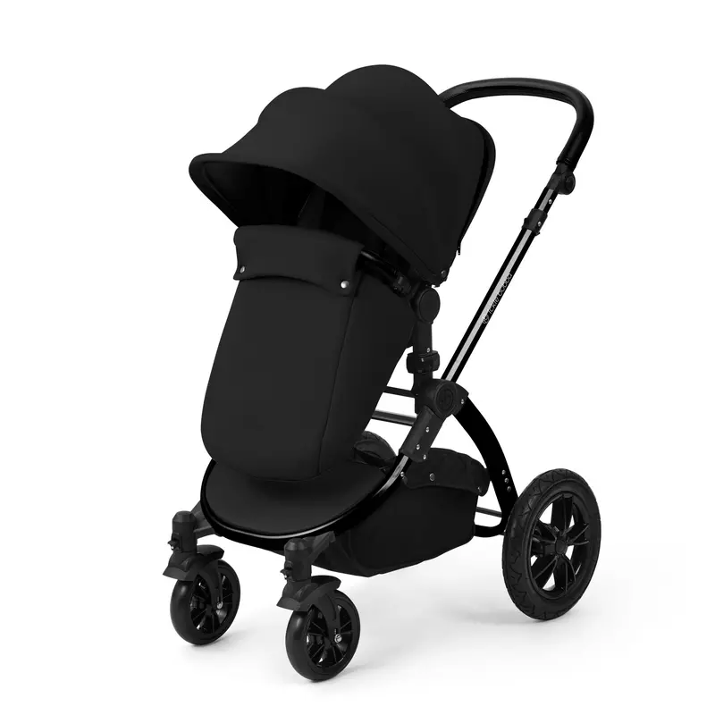 Ickle Bubba Stomp Luxe 12 Piece Travel System With I-Size Nimbus Car Seat & Spin Isofix Base In Midnight 6