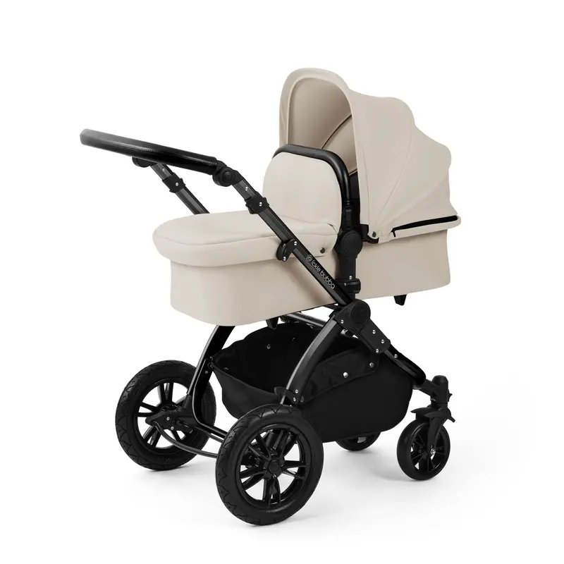 Ickle Bubba Stomp Luxe 12 Piece Travel System With I-Size Nimbus Car Seat & Spin Isofix Base In Stone 2