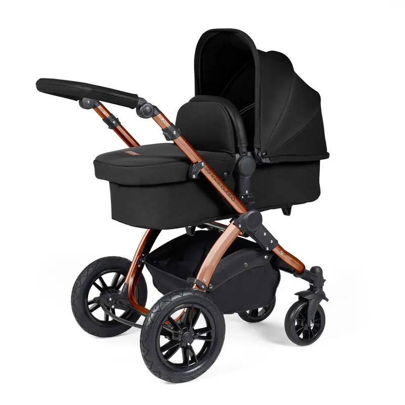 Ickle Bubba Stomp Luxe 2-In-1 Premium Pushchair In Bronze/Midnight/Black 1