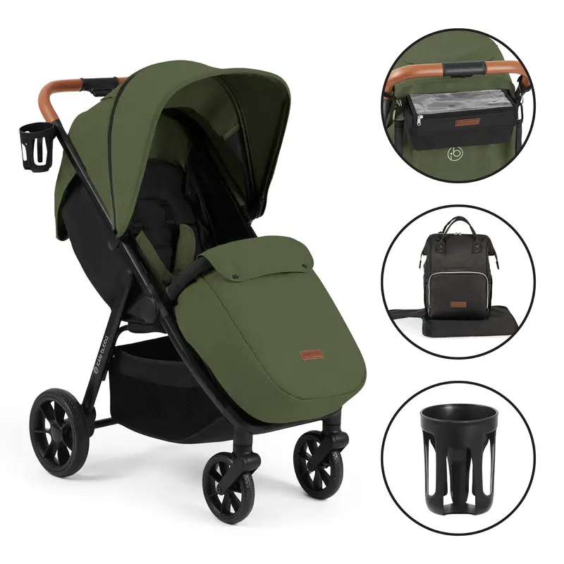 Ickle Bubba Stomp Stride Prime Stroller In Woodland 1