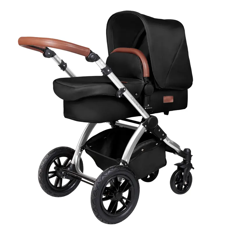 Ickle Bubba Stomp V4 2-In-1 Pushchair Chrome/Midnight 1