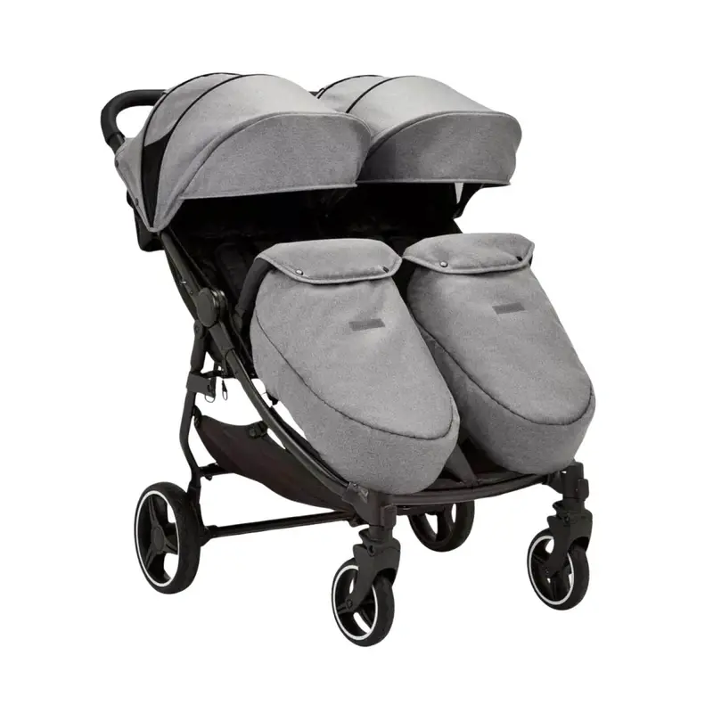 Ickle Bubba Venus Max Double Stroller - Space Grey 1