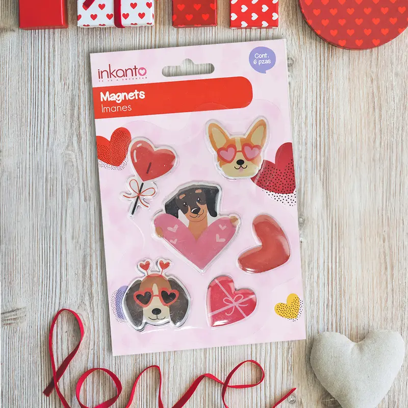 Imanes Magnéticos Love, 6 Pza. 1
