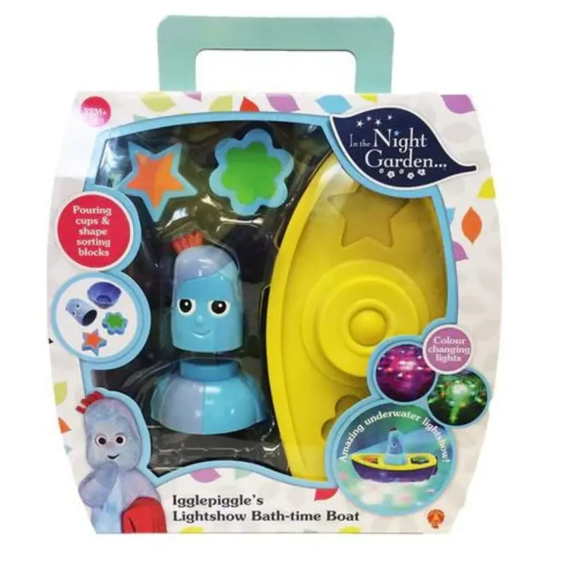 In The Night Garden Iggle Piggle's Lightshow Bath-Time Boat 1