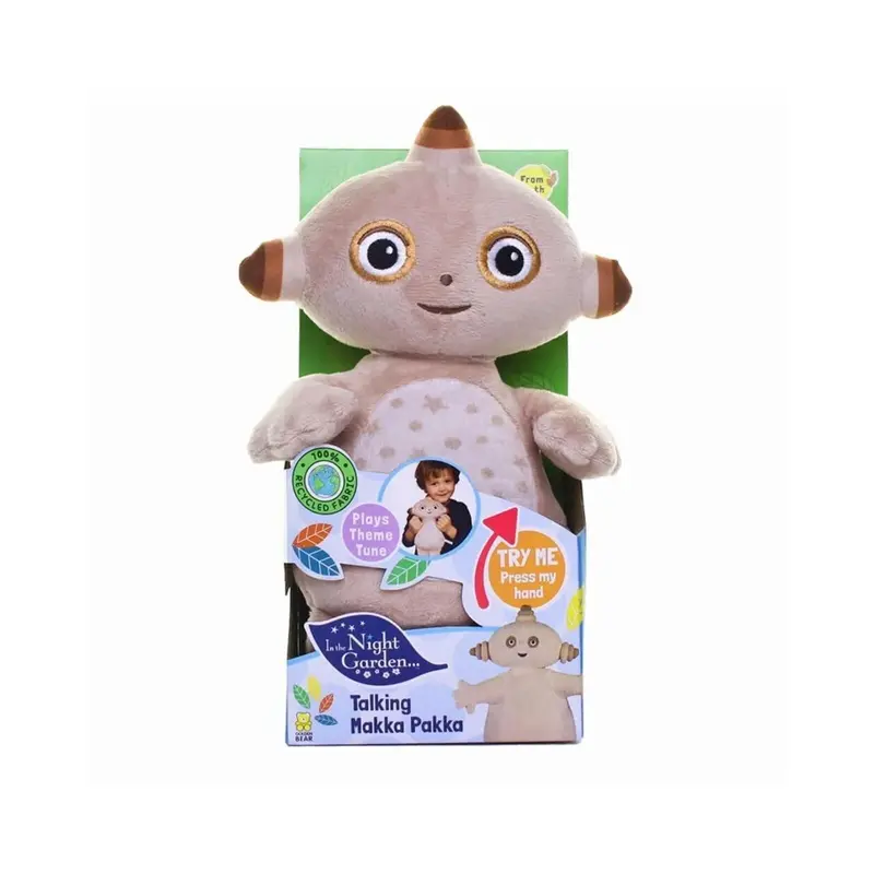 In The Night Garden Makka Pakka Talking Soft Toy 2