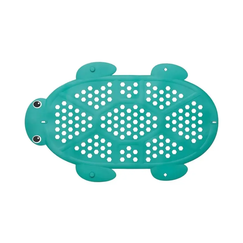 Infantino 2-In-1 Bath Mat & Storage Basket Turtle 1