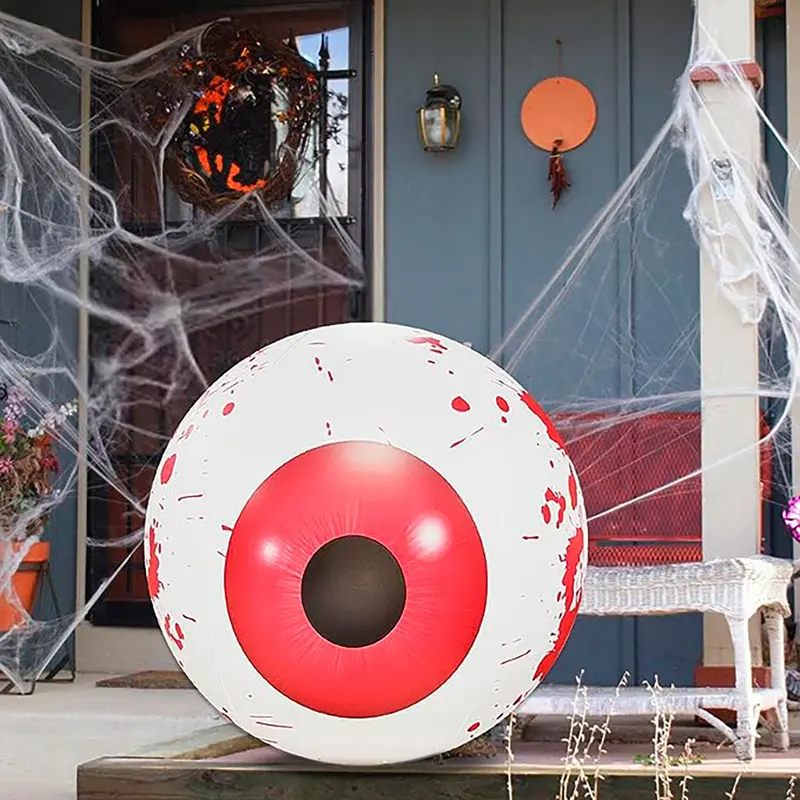 Inflable Con Diseño De Ojo Para Decoración De Halloween. 1
