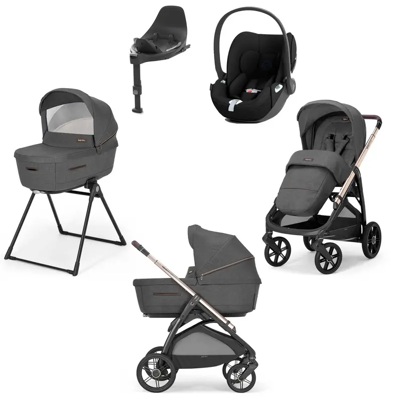Inglesina Aptica Quattro Cybex Travel System In Velvet Grey 2