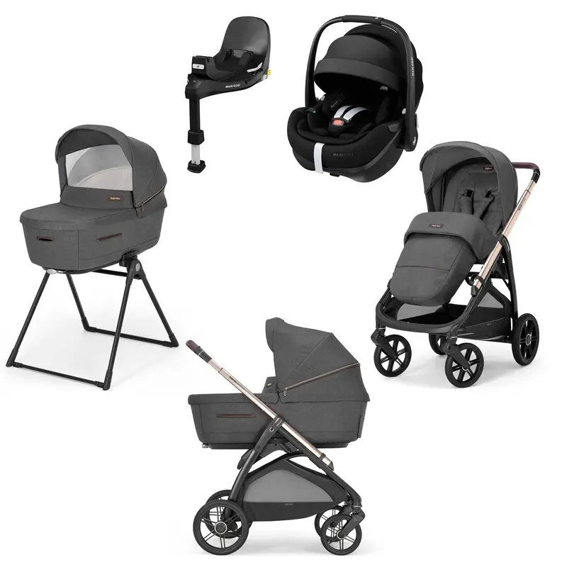 Inglesina Aptica Quattro Maxi-Cosi Travel System In Velvet Grey 1