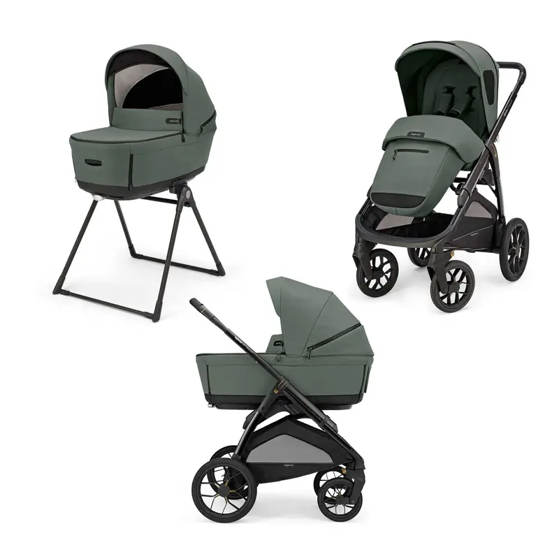 Inglesina Aptica Xt Duo Travel System In Taiga Green 1