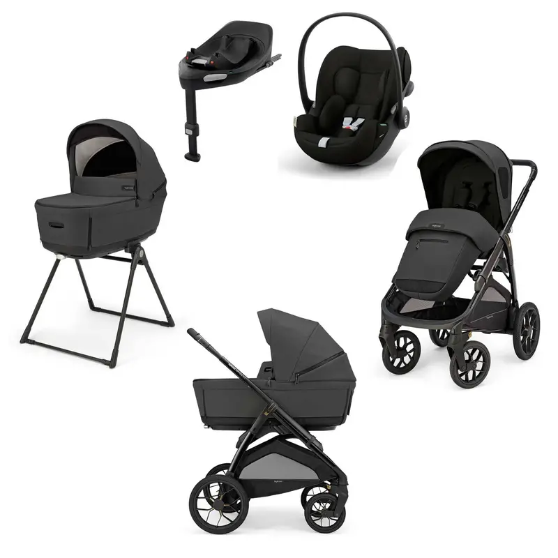 Inglesina Aptica Xt Quattro Cybex Travel System In Magnet Grey 1