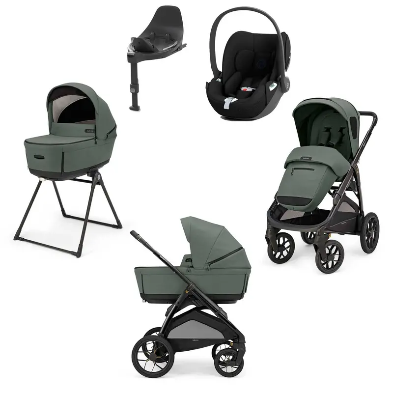 Inglesina Aptica Xt Quattro Cybex Travel System In Taiga Green 2