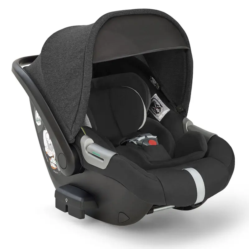 Inglesina Electa Darwin Infant Recline Car Seat In Upper Black 1