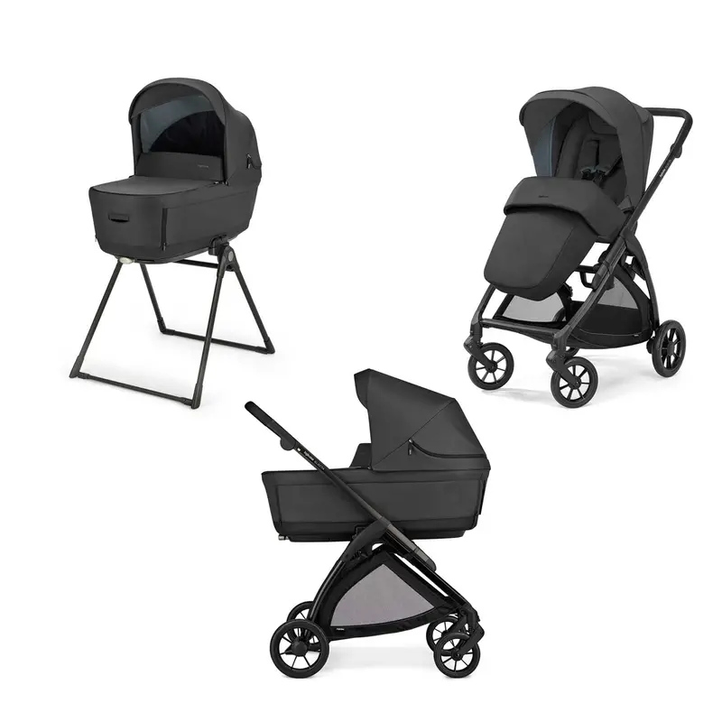 Inglesina Electa Duo Travel System In Upper Black 1