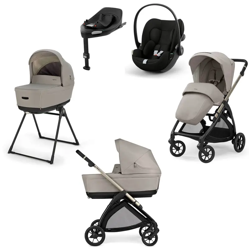 Inglesina Electa Quattro Cybex Travel System In Battery Beige 1