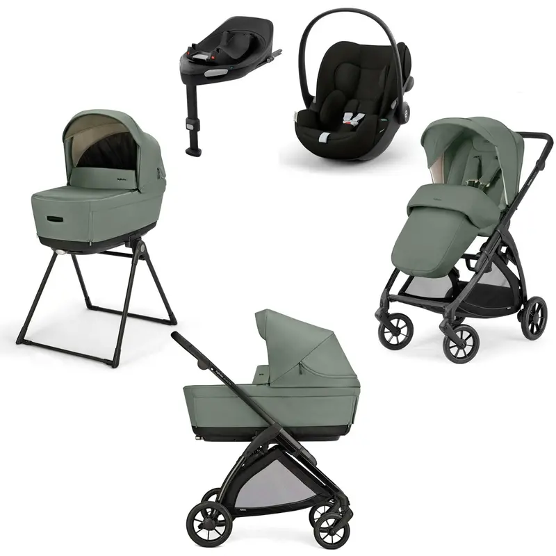 Inglesina Electa Quattro Cybex Travel System In Murray Green 1