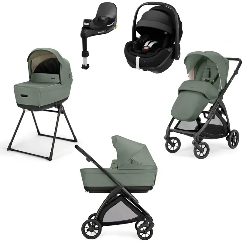 Inglesina Electa Quattro Maxi-Cosi Travel System In Murray Green 1