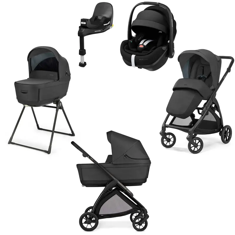 Inglesina Electa Quattro Maxi-Cosi Travel System In Upper Black 1