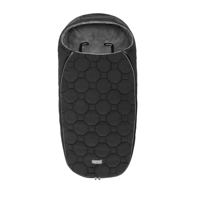Inglesina Winter Stroller Footmuff In Valcan Black 1