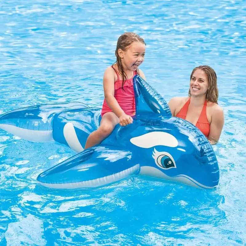 Intex 60" Little Whale Ride-On Inflatable Pool Float 1