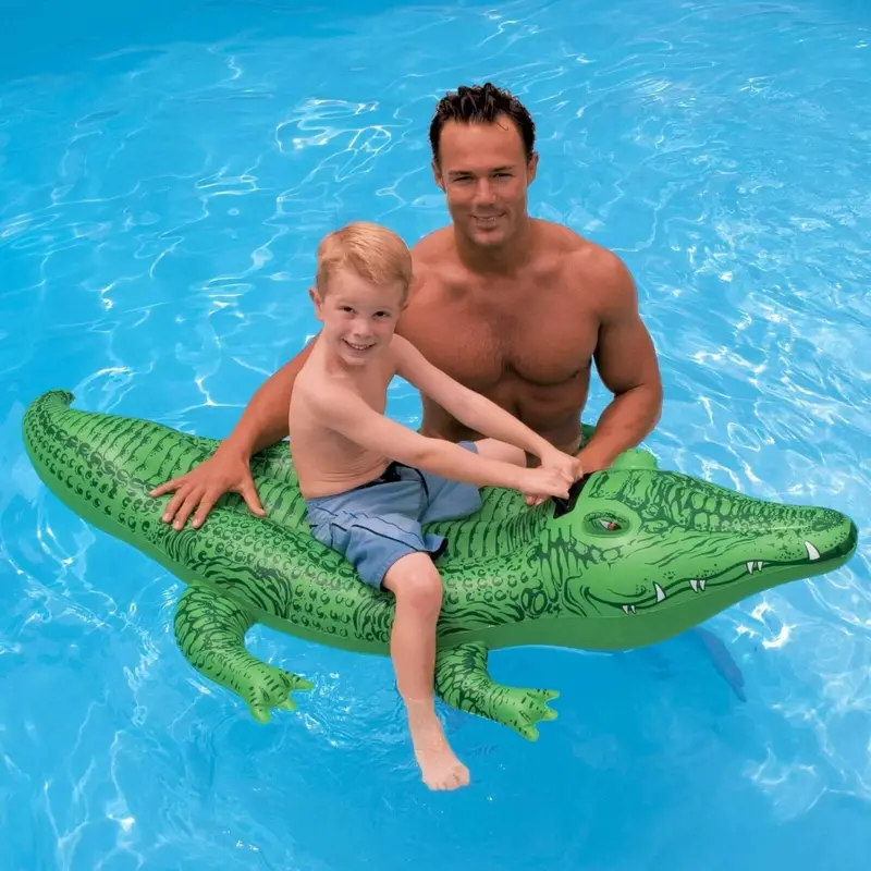 Intex 66" L'il Gator Ride-On Inflatable Pool Float 1