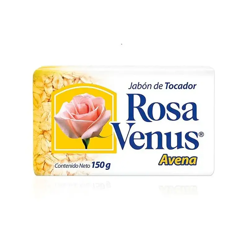 Jabón De Tocador Rosa Venus De Avena 150 G 1