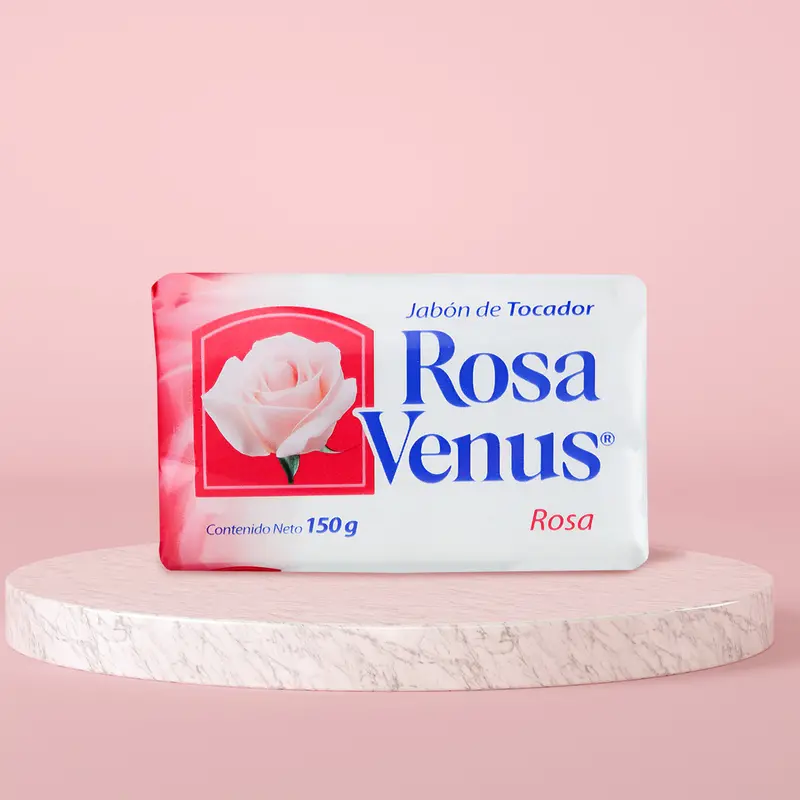 Jabón En Barra Rosa Venus, 150G 1