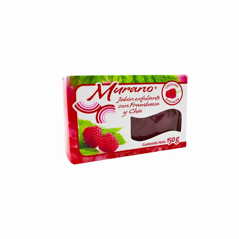 Jabón Exfoliante Con Frambuesa Y Chía De Murano 150G 1
