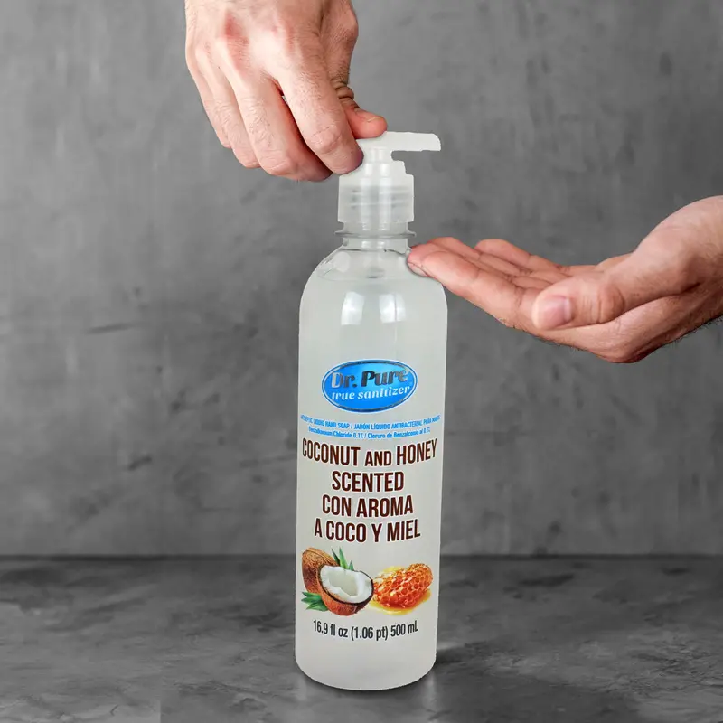 Jabón Líquido Con Aroma A Coco Para Manos, Dr. Pure 2