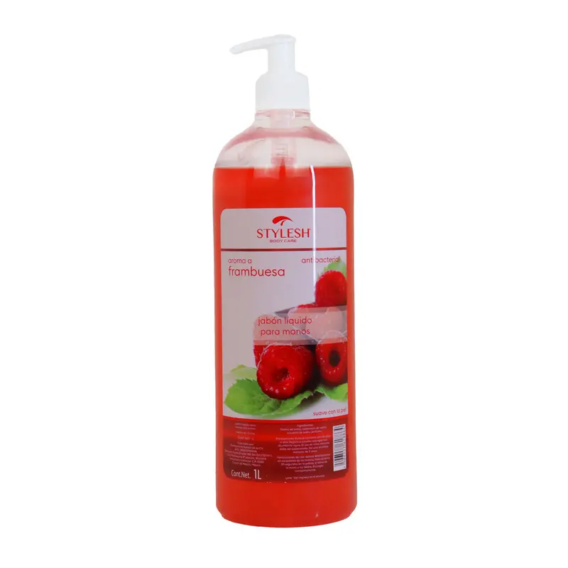 Jabón Líquido Para Manos, Frambuesa, Stylesh, 1L 2