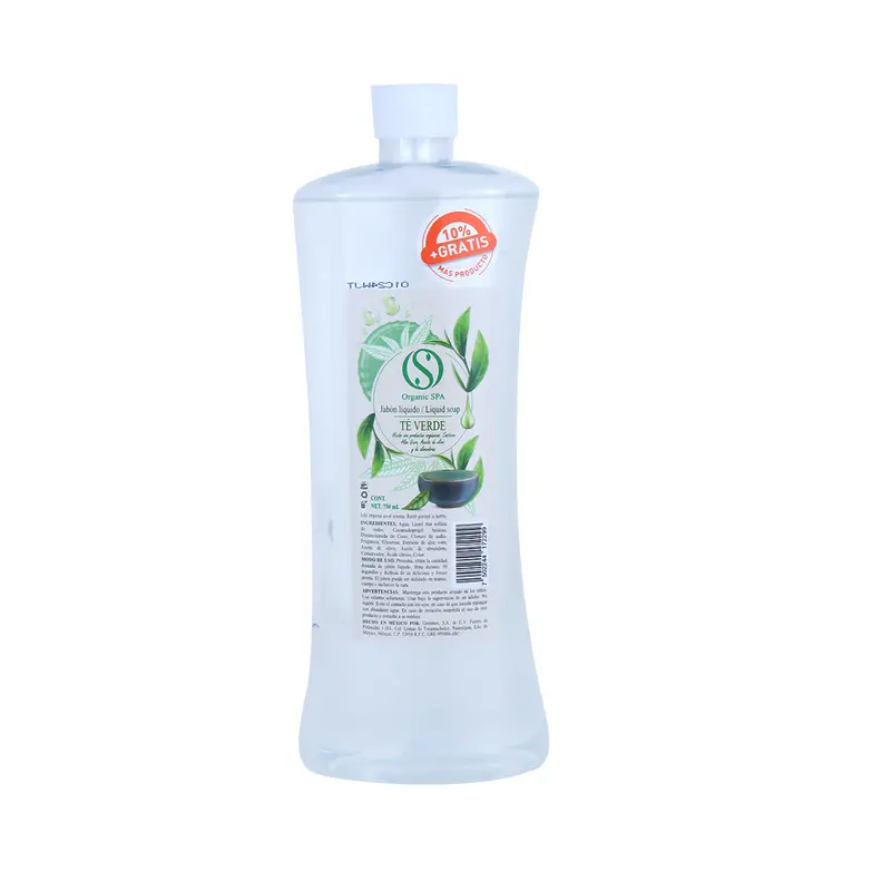 Jabón Líquido Para Manos, Té Verde, Organic Spa 2