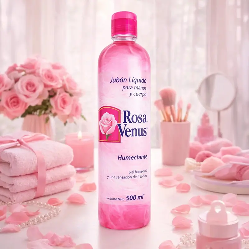 Jabón Líquido, Rosa Venus, 500 Ml 2