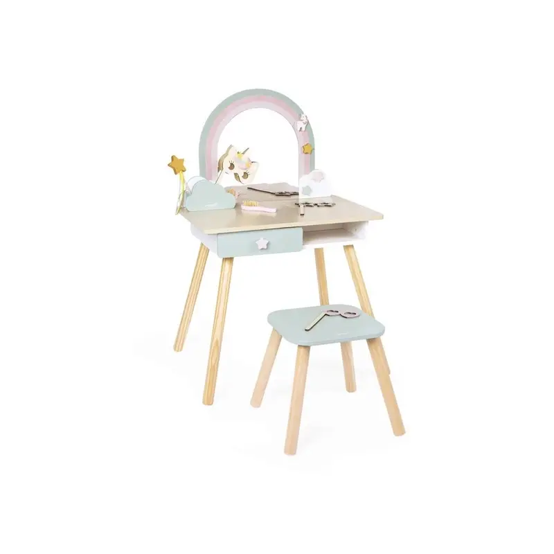 Janod Wooden Dressing Table - Unicorn 1