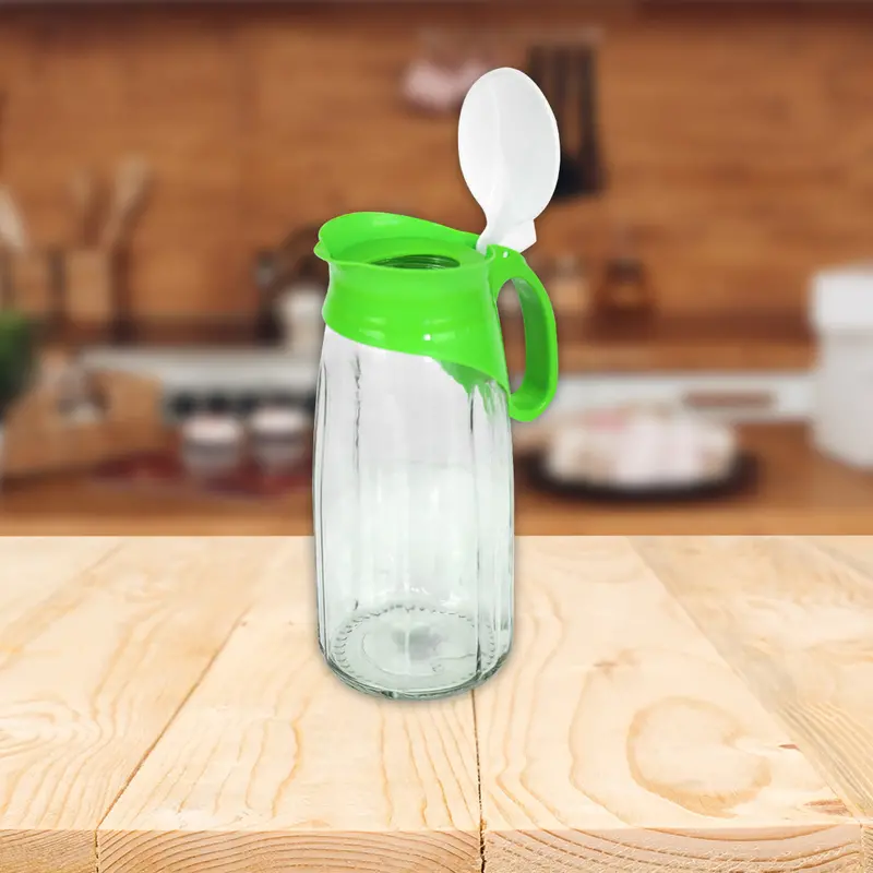 Jarra Con Tapa Color Verde 1500 Ml 2