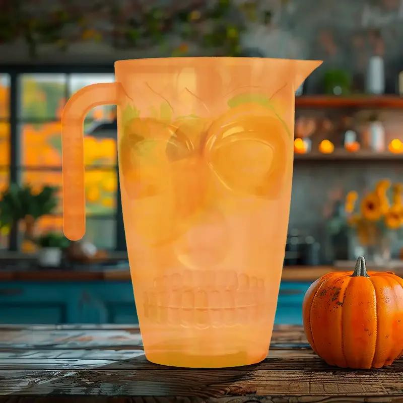 Jarra De Plástico Con Forma De Calavera, Halloween 1