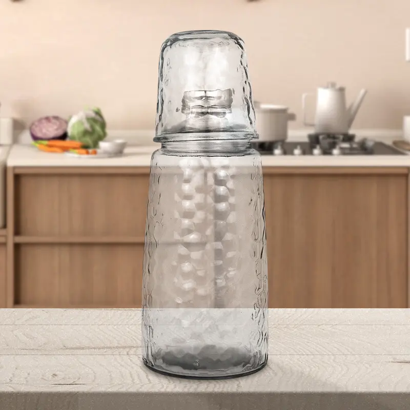 Jarra De Vidrio Con Vaso 2