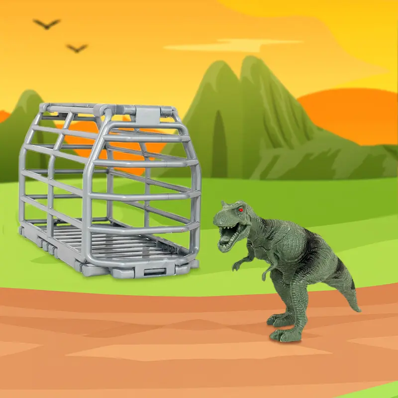 Jaula Con Dinosaurio 1