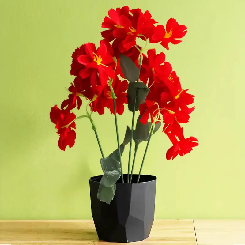Jazmín, Flor Artificial, Color Rojo 1