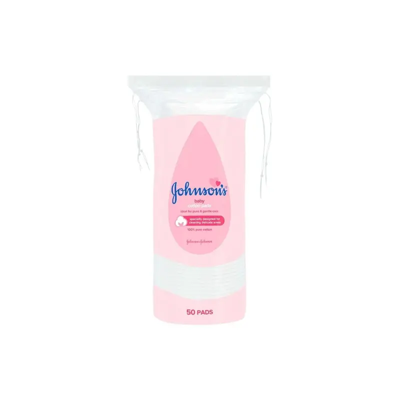 Johnson's Baby Cotton Pads 50 Pads 1