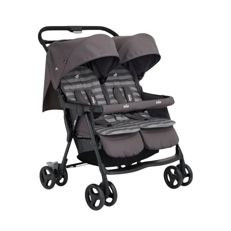Joie Aire Twin Stroller - Dark Pewter 1