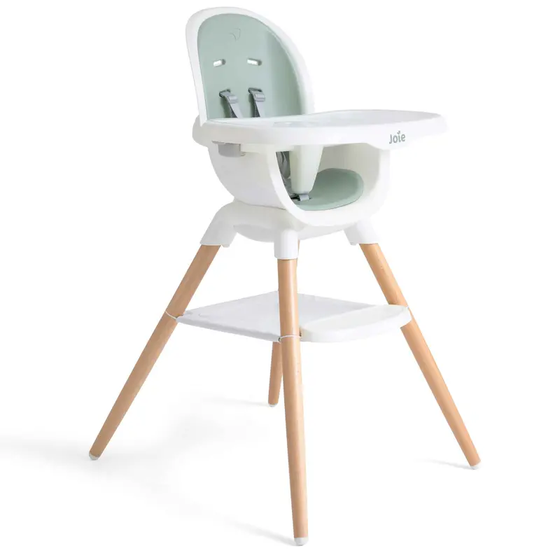 Joie Chestnut Highchair In Mist 1