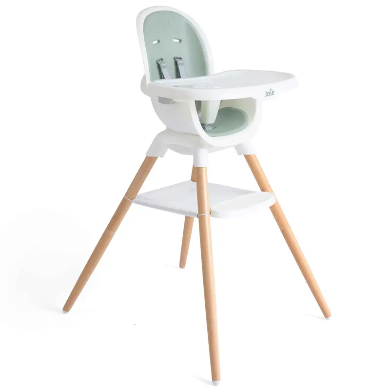 Joie Chestnut Highchair In Mist 2
