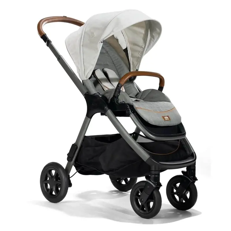 Joie Finiti Signature Pushchair With Sprint Car Seat & Calmi Carrycot & Sansa Rocker - Oyster 2