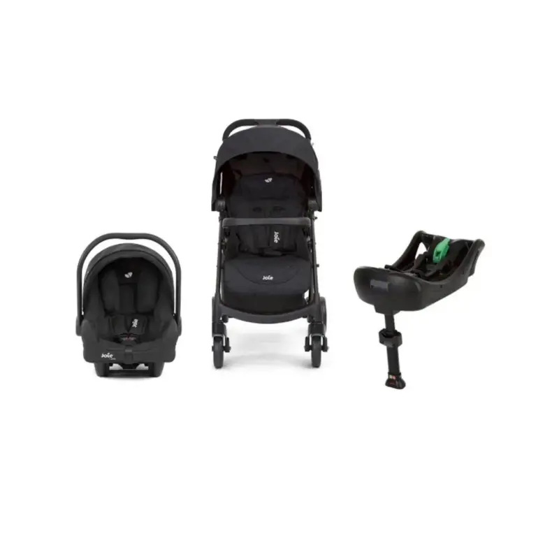 Joie I-Muze Lx 3-In-1 4 Wheel Travel System - Shale 1