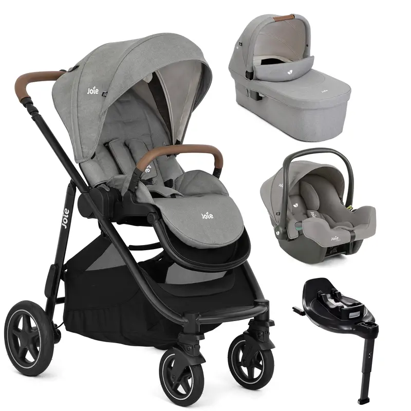 Joie Versatrax On The Go Encore Bundle In Pebble 1
