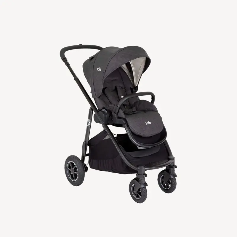 Joie Versatrax Pushchair With I-Level Pro Car Seat & Calmi Carrycot Travel System - Shale 2