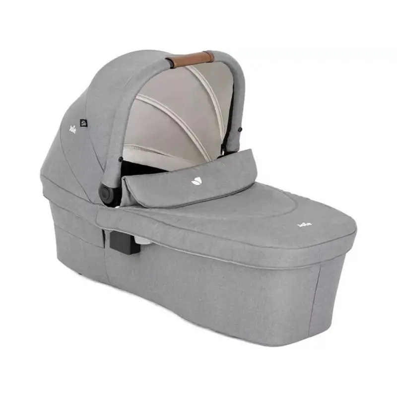 Joie Versatrax Pushchair With I-Snug 2 Car Seat & Base & Ramble Xl Carrycot Travel System - Pebble 2